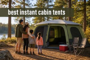 best instant cabin tents