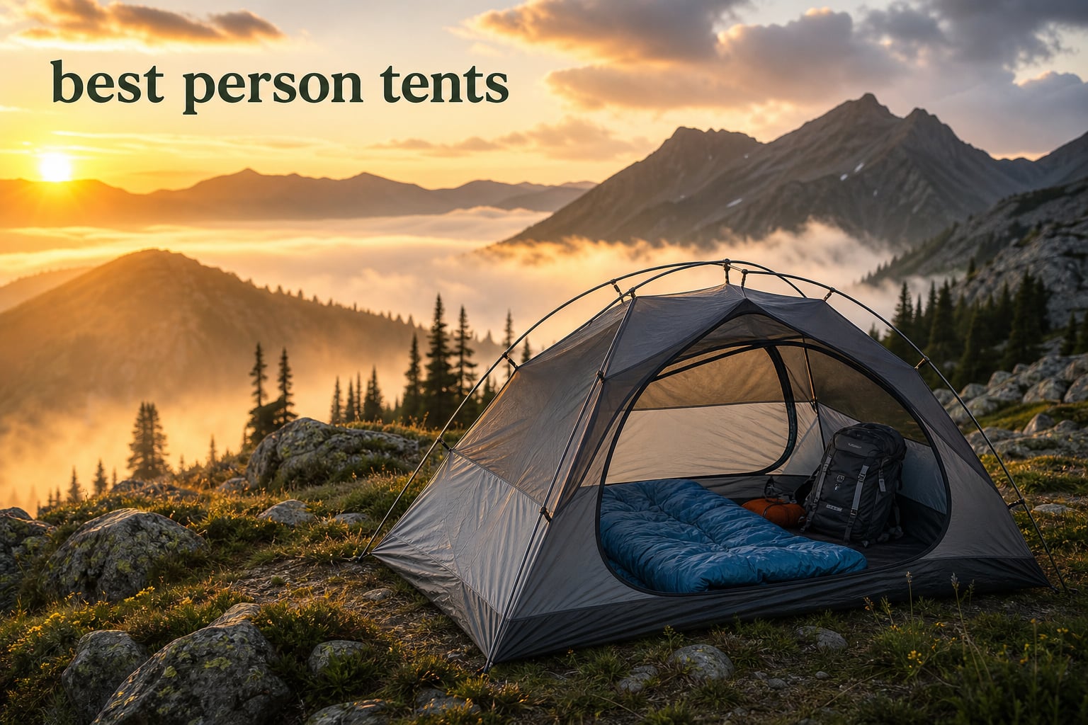 best 2 person tents