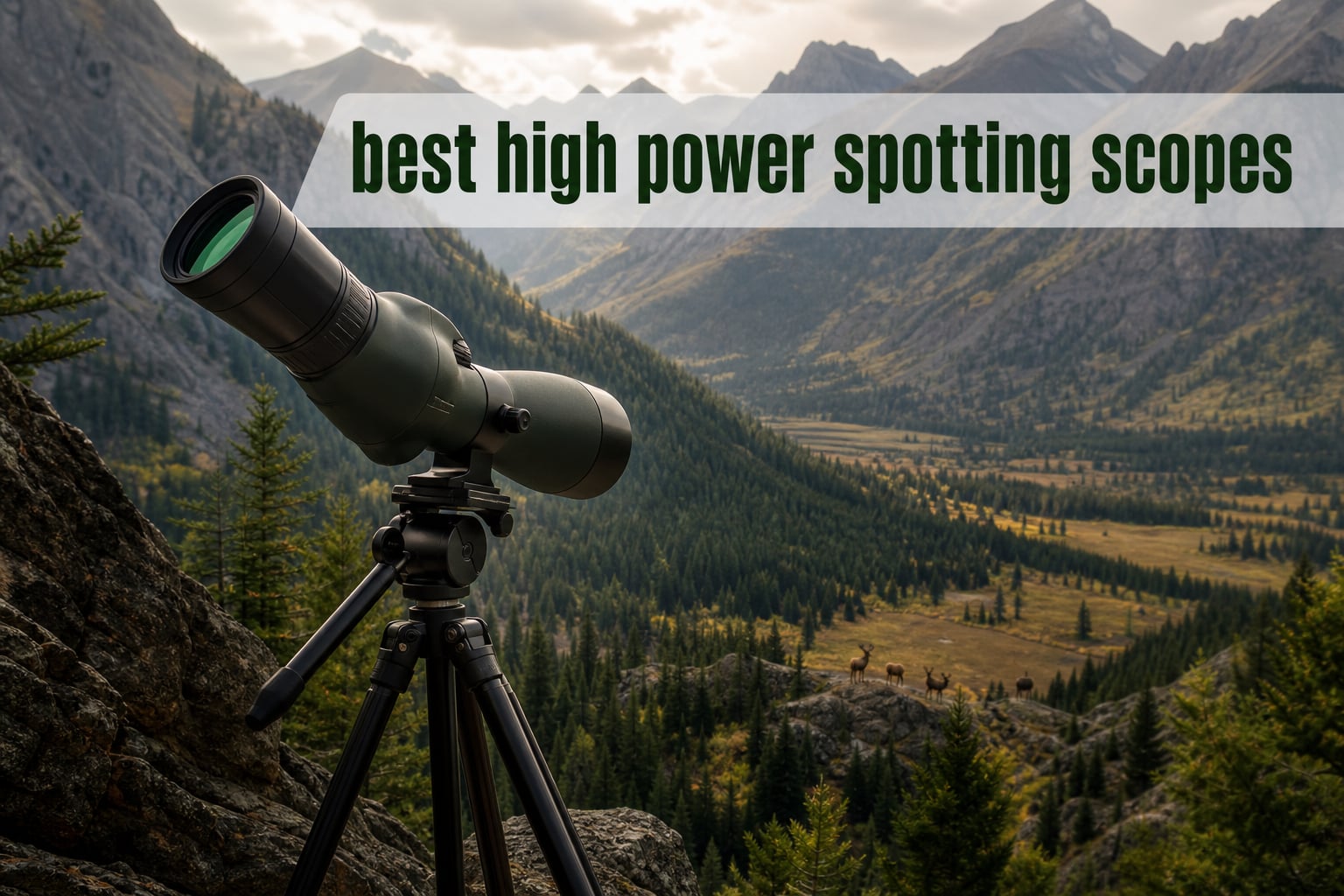 best high power spotting scopes