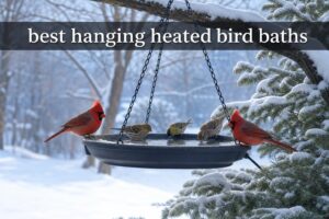 best hanging heated bird baths