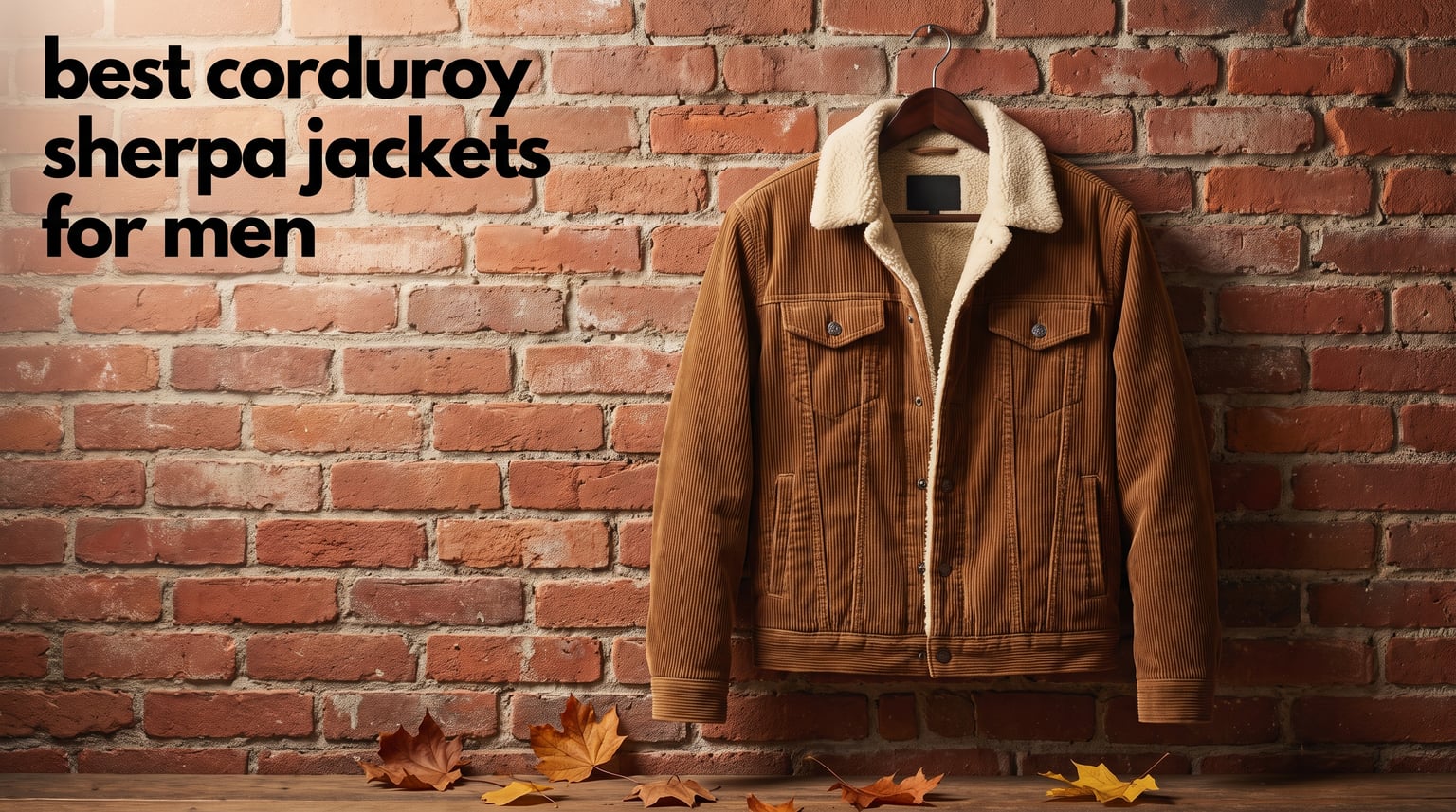 best corduroy sherpa jackets for men