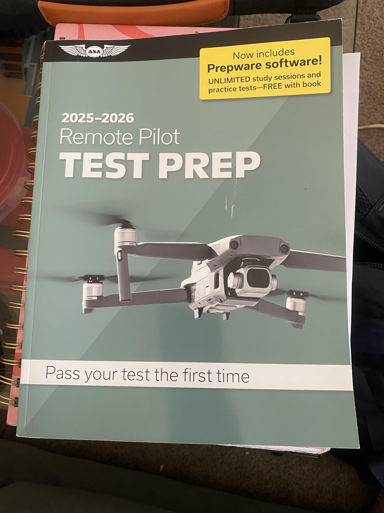 Remote Pilot Test Prep 2025-2026: Paperback plus software-pass your FAA exam (ASA Test Prep Series) customer photo 1