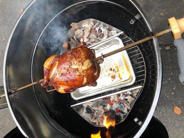Weber Kettle Grill Rotisserie Kit for 22