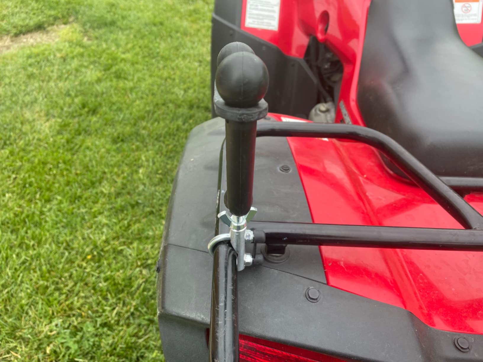 Pack Rack - Gun & Bow Rack for ATVs and Bikes - Model PR1 | All Rite Single Bike & ATV Gun/Bow Rack - Durable Steel & Aluminum customer photo 2
