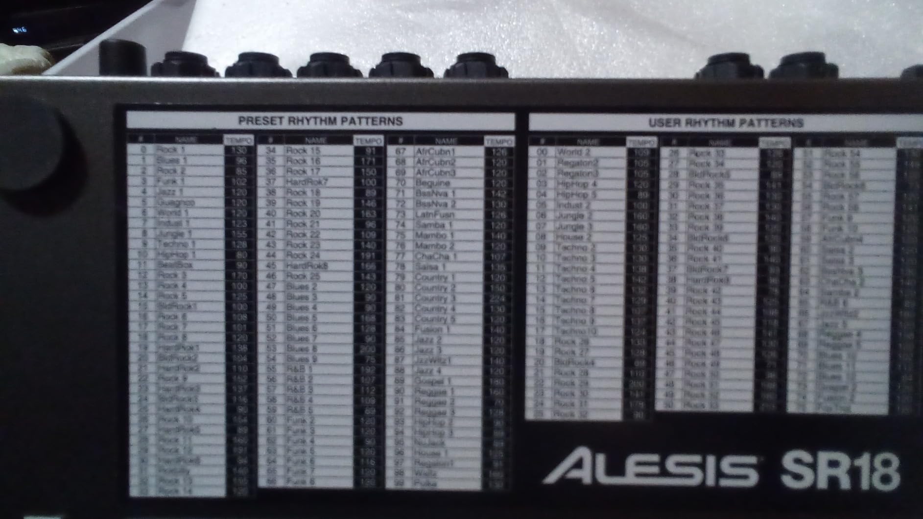 Alesis SR-16 Standalone Drum Machine customer photo 1