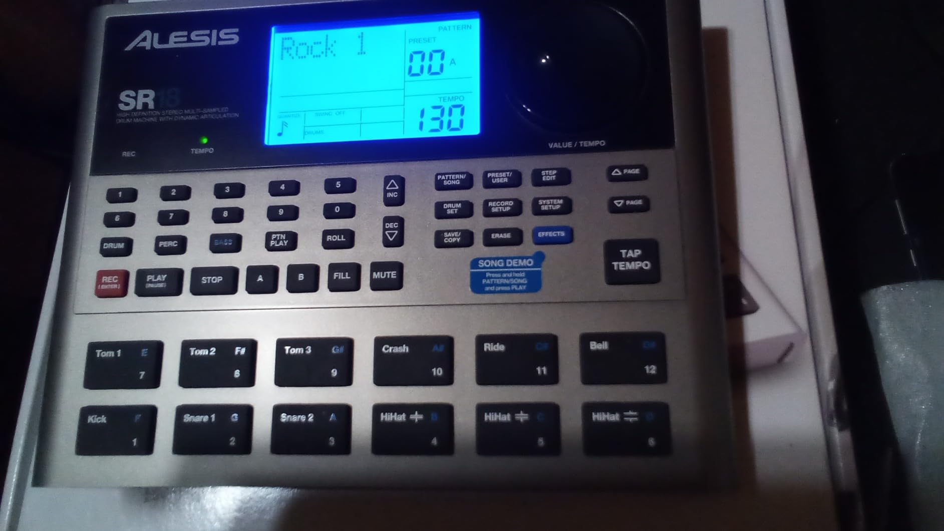 Alesis SR-16 Standalone Drum Machine customer photo 2