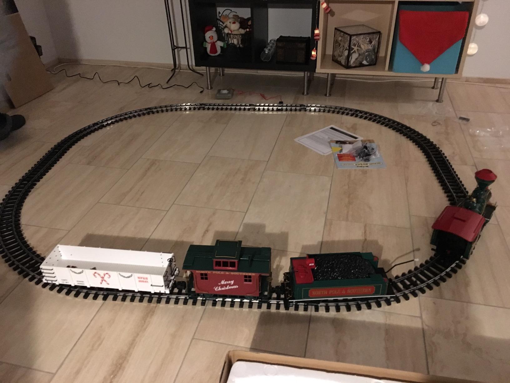 Bachmann Trains - Night Before Christmas Ready To Run Electric Train Set - Large G Scale customer photo 2