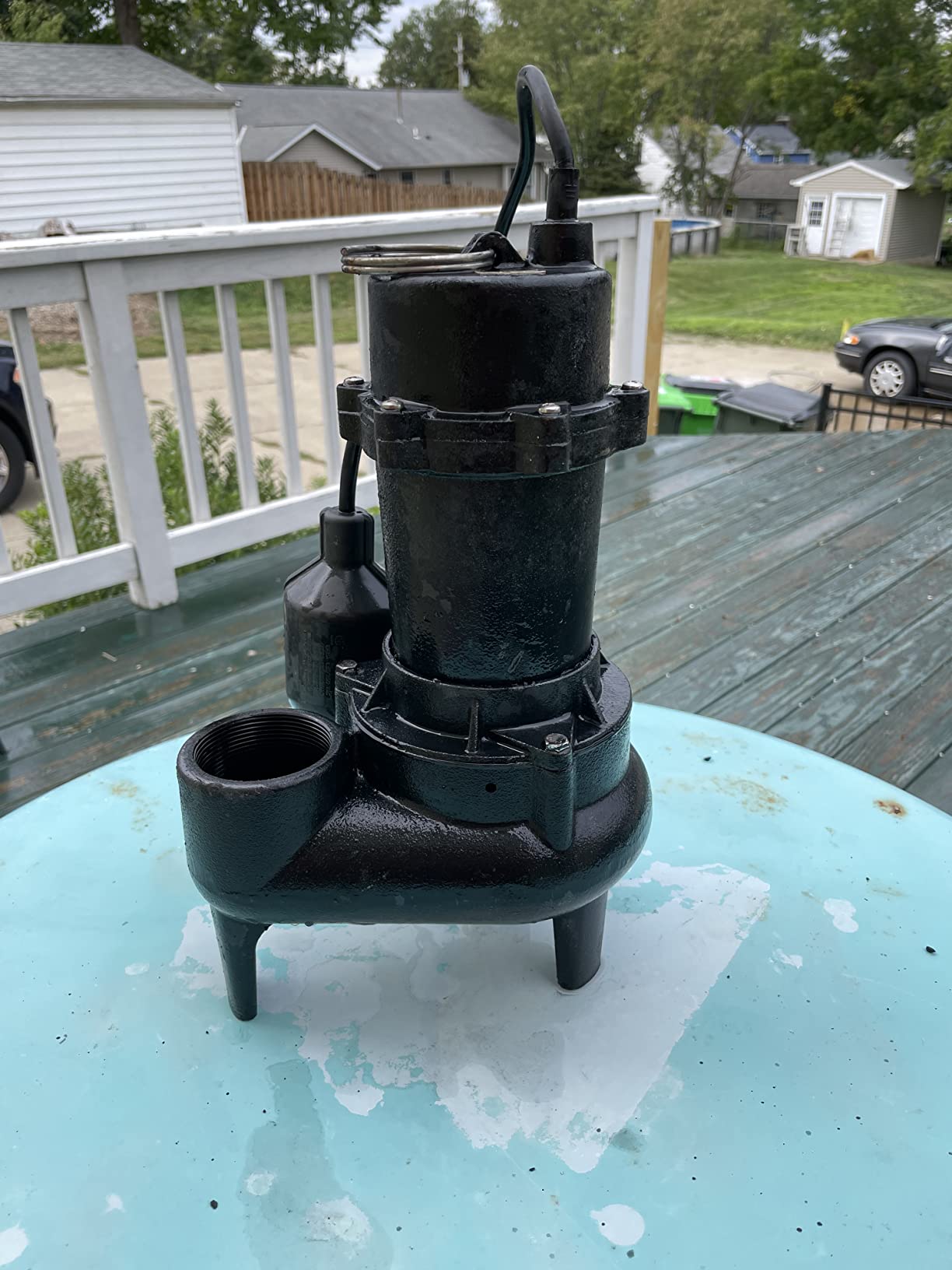 WAYNE RPP50-1/2 HP Cast Iron Sewage Pump with Piggy Back Tether Float Switch - Up to 6,200 Gallons Per Hour - Heavy Duty Sewage and Effluent Pump customer photo 1