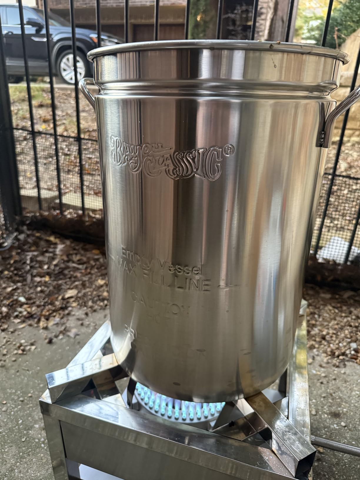 Bayou Classic 1118 32-qt Stainless Turkey Fryer customer photo 2