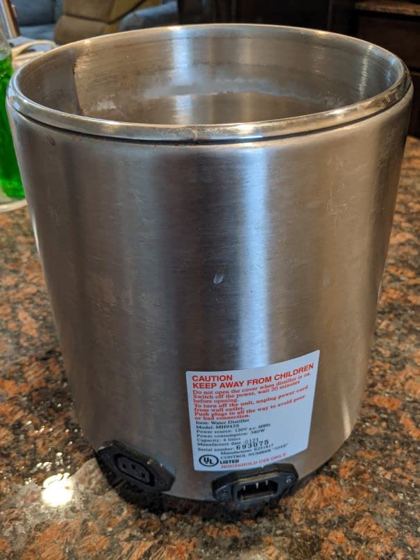Megahome Countertop Water Distiller Stainless, Glass Collection customer photo 1