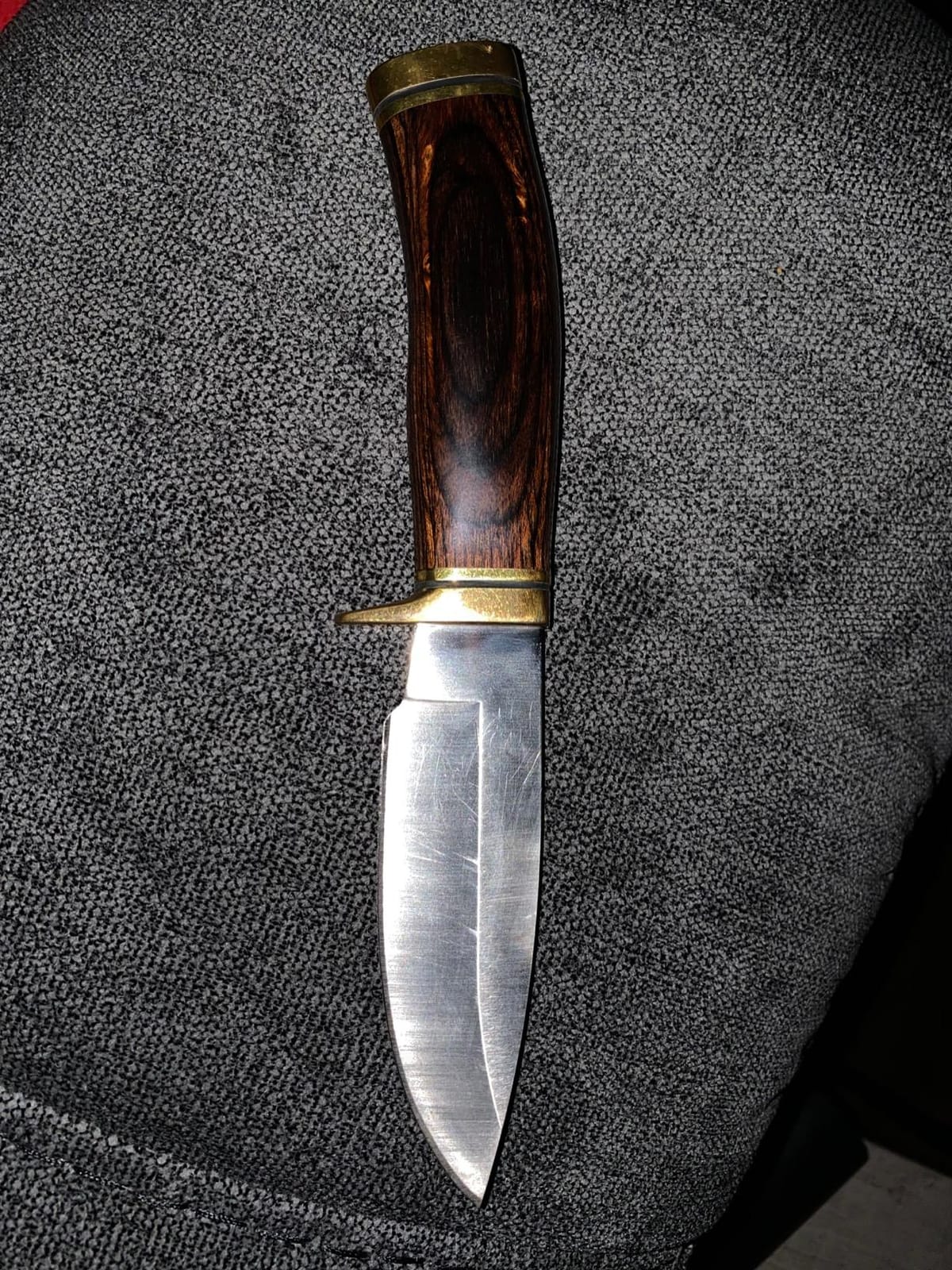Buck Knives 192 Vanguard Hunting Knife with Sheath, DymaLux Handle, 6.3 oz customer photo 1