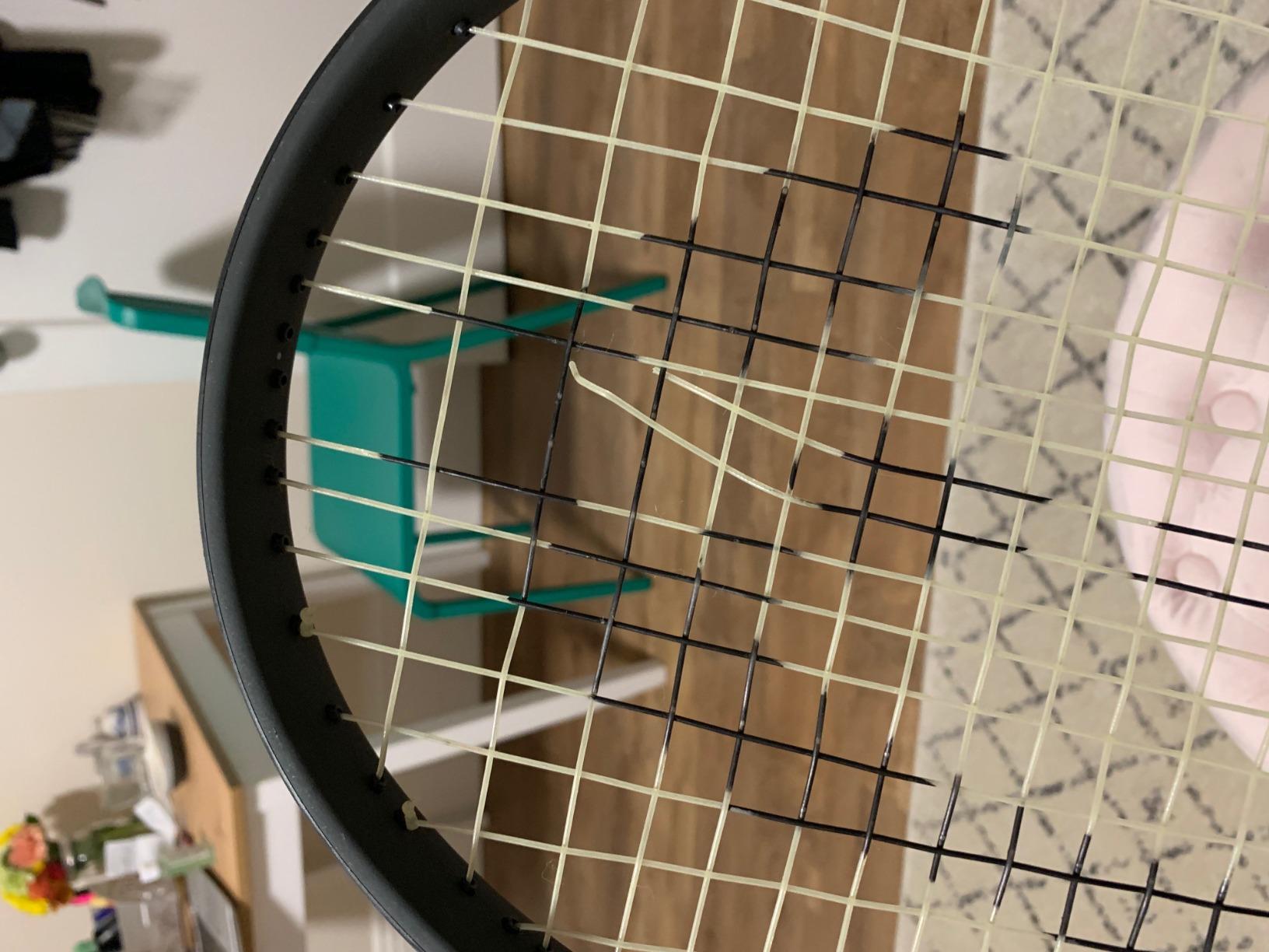 HEAD Ti S6 Tennis Racket | Pre-Strung with Synthetic Gut 16G String customer photo 2