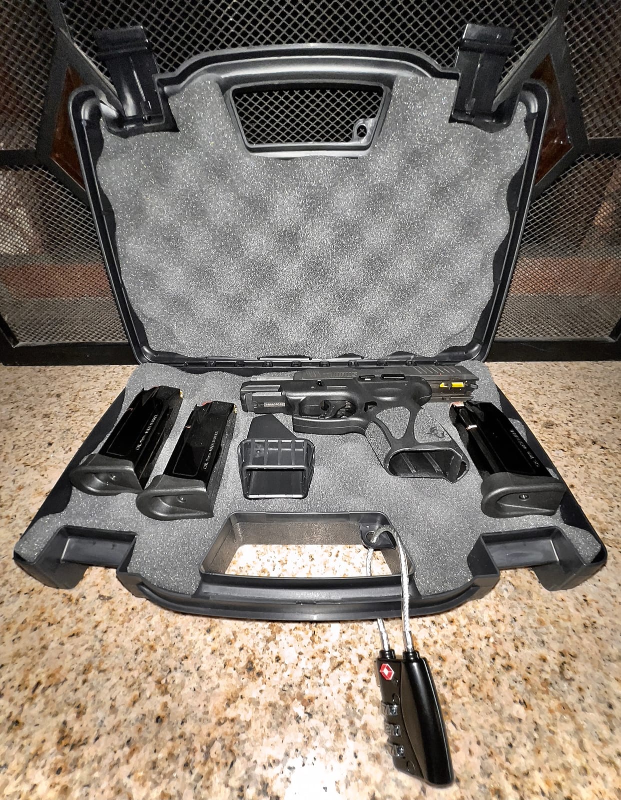 Plano Protector Series Single Pistol Case, Small, Black, Hunting Gun Case with Padlock Tabs and Foam Padding, Hard Plastic Pistol Case customer photo 2