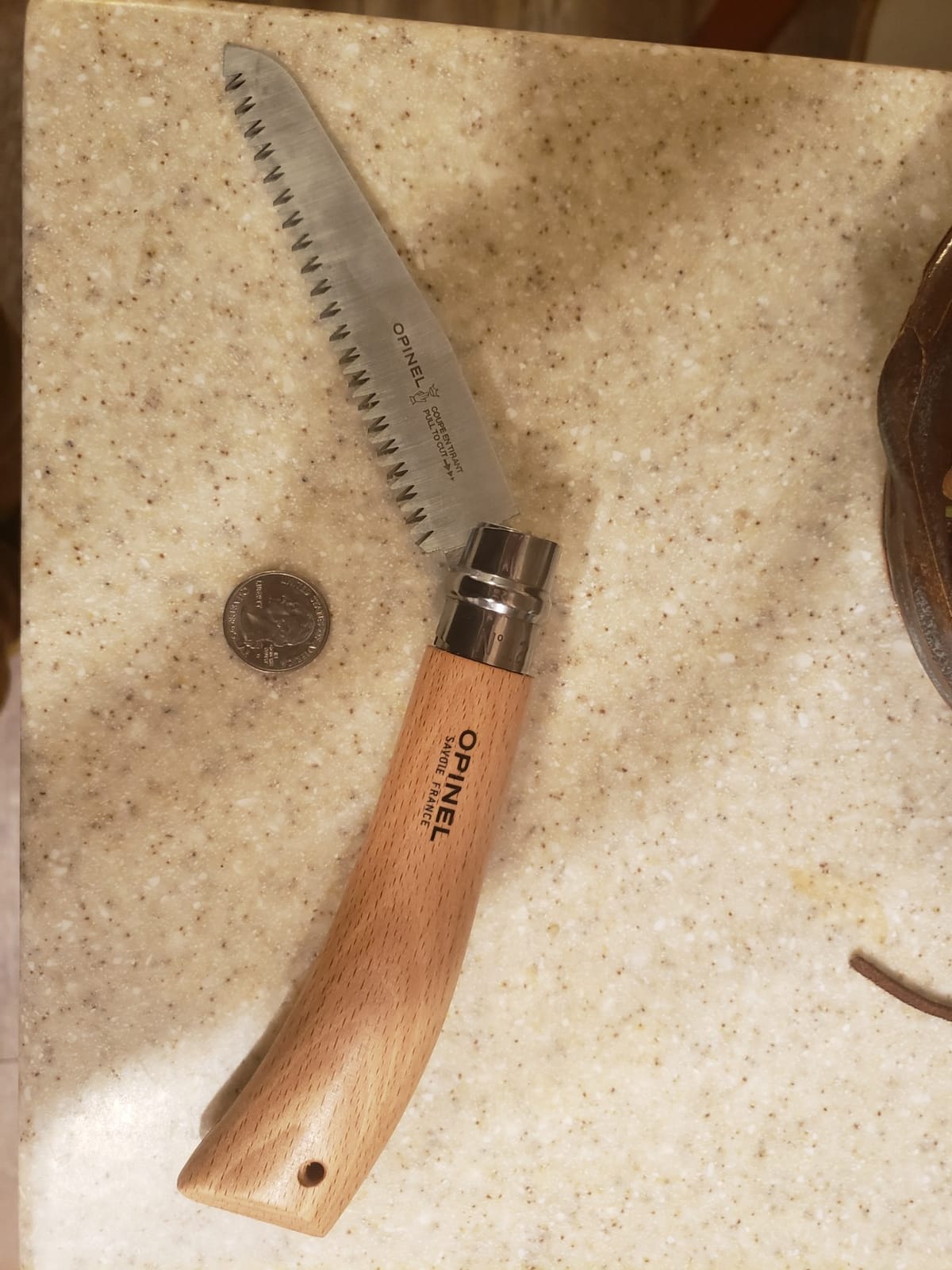 Opinel Folding Saw - Gardening and Camping Folding Carbon Steel Saw with Beechwood Handle customer photo 1