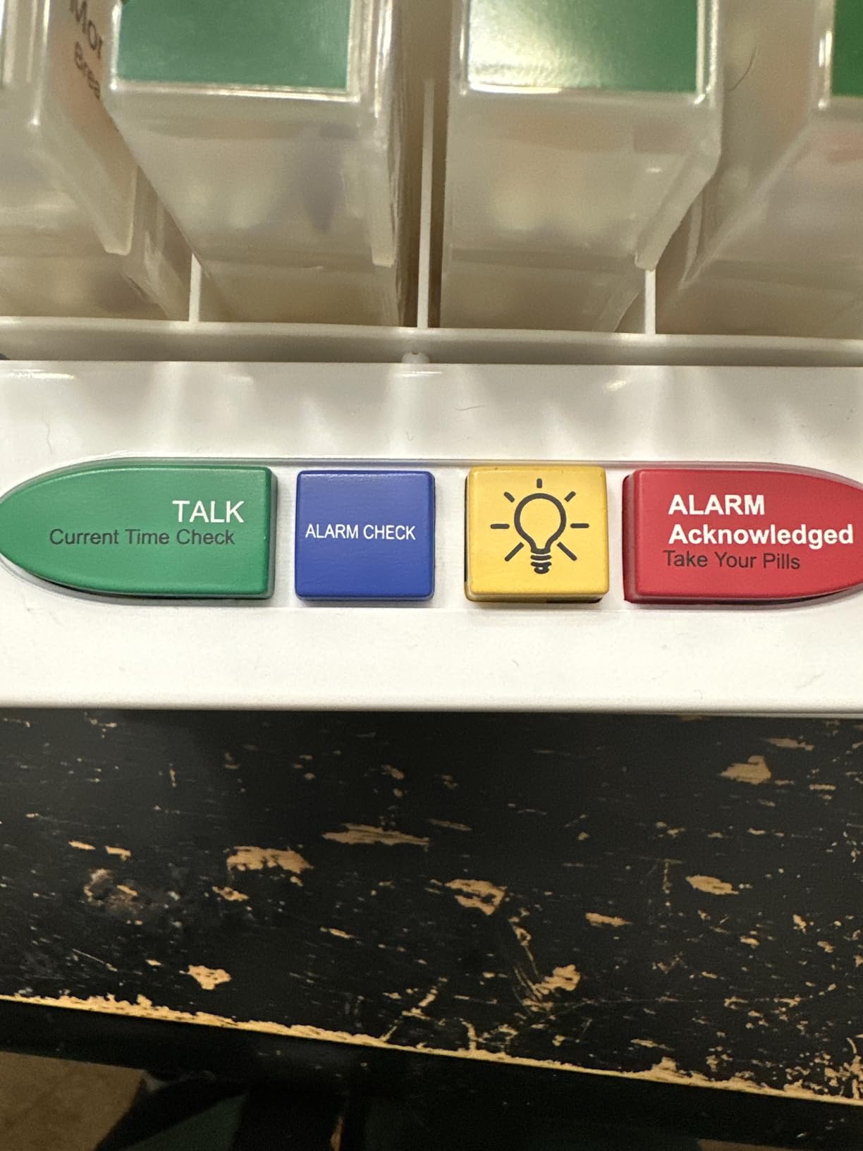 MedCenter 31-Day Pill Organizer System with 4-Time Talking Alarm customer photo 2