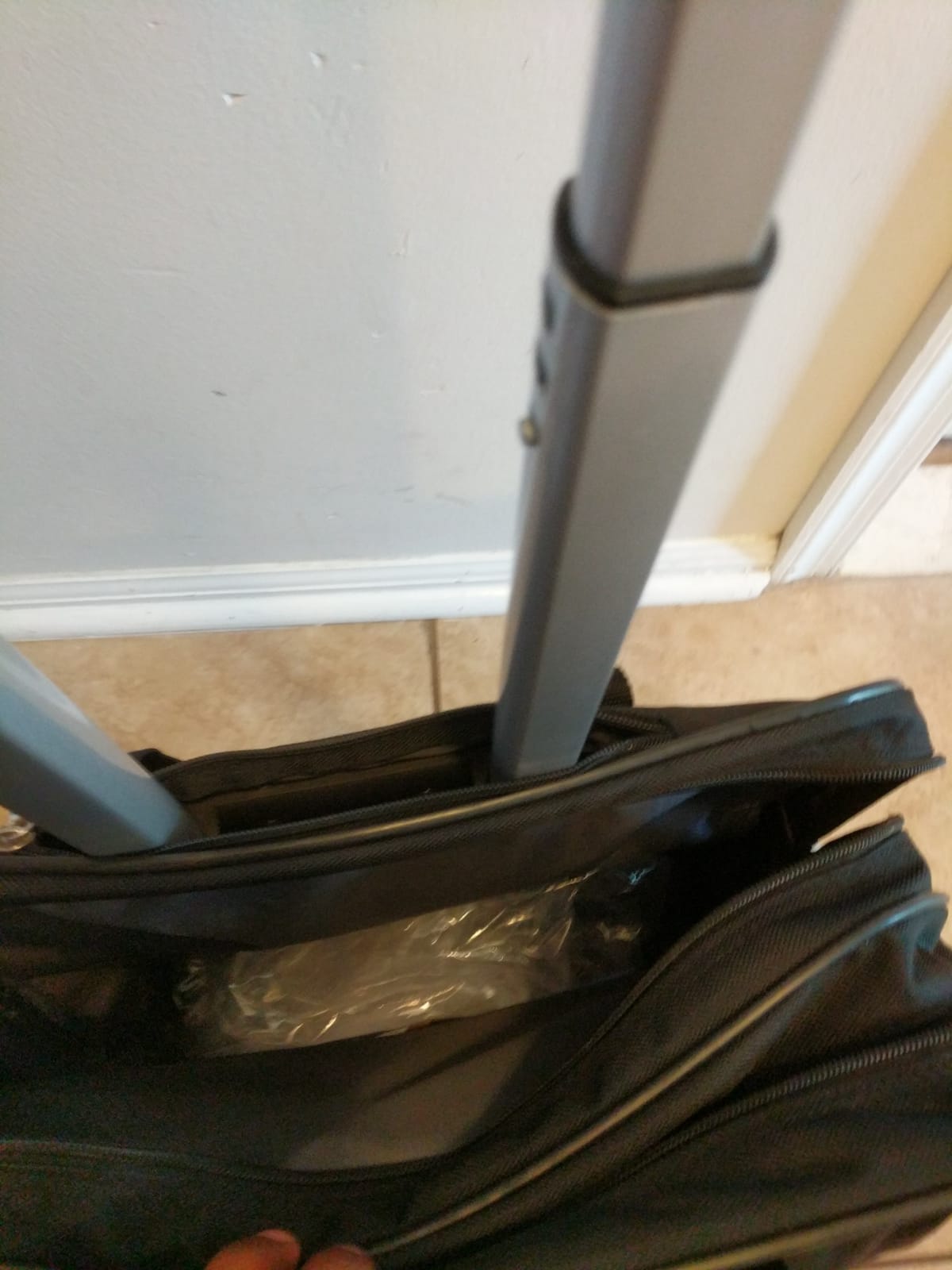 Targus 16 inch Rolling Travel Laptop Case, Black - Travel Briefcase and Small Rolling Bag - Spacious Foam Padded Laptop Case (TBR003US) customer photo 2
