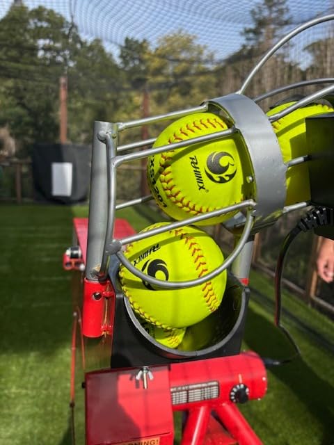 Heater Sports Combo Pitching Machine with Auto Ball Feeder - Versatile Pitching Machine for Baseball and Softball, Adjustable Speed and Angle, Ideal for Practice and Training customer photo 2