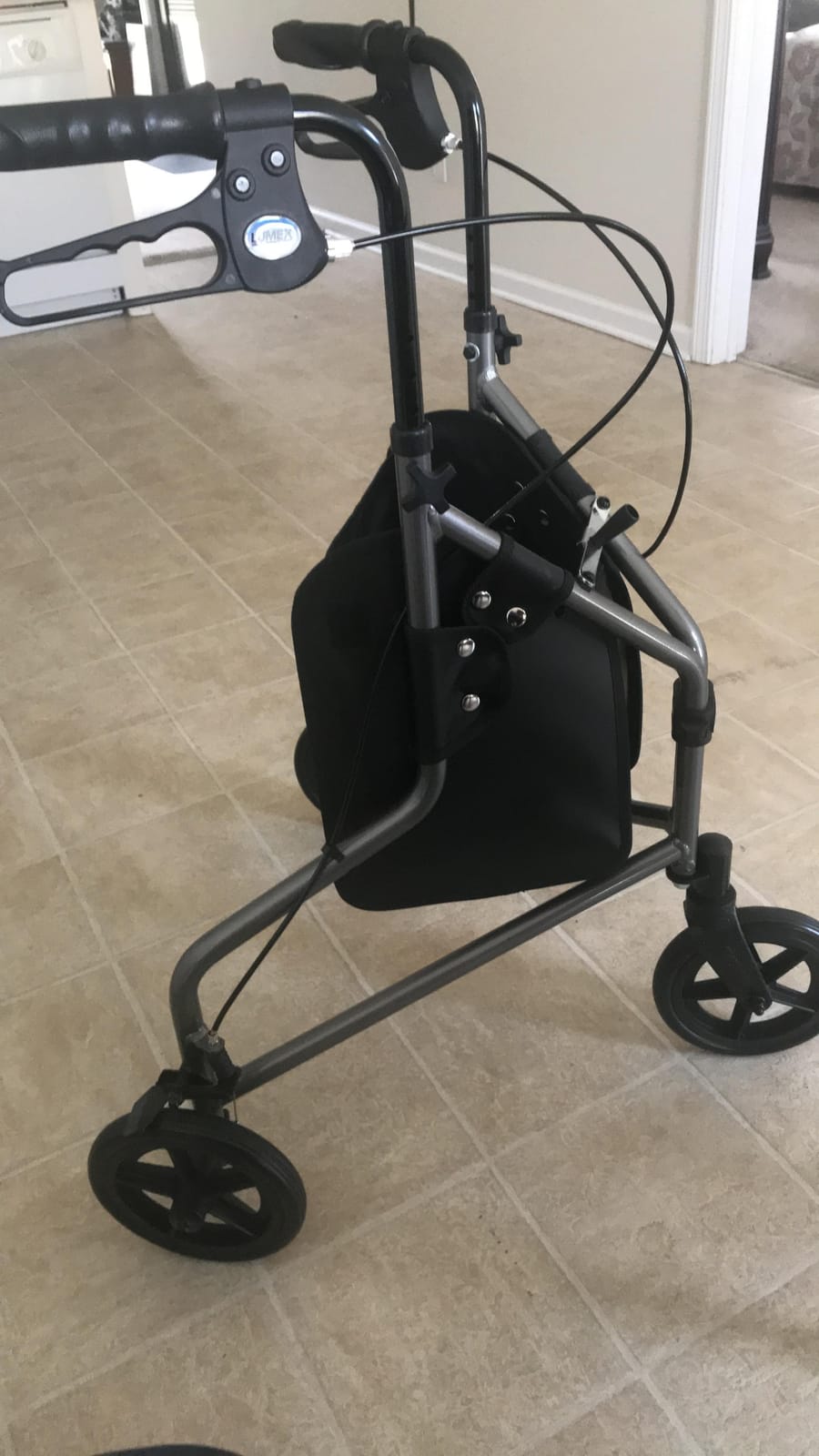 Lumex 3 Wheel Cruiser - Lightweight & Narrow Three Wheel Walkers for Seniors & Tight Spaces customer photo 1