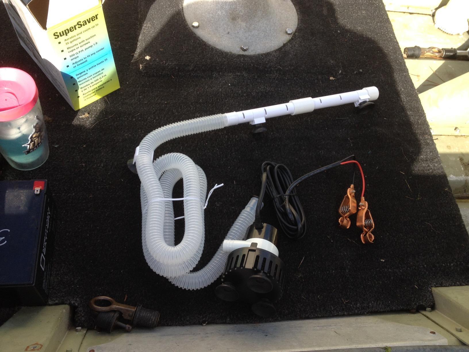 Marine Metal Super Saver Live Well Bait System & Aerator Kit customer photo 1