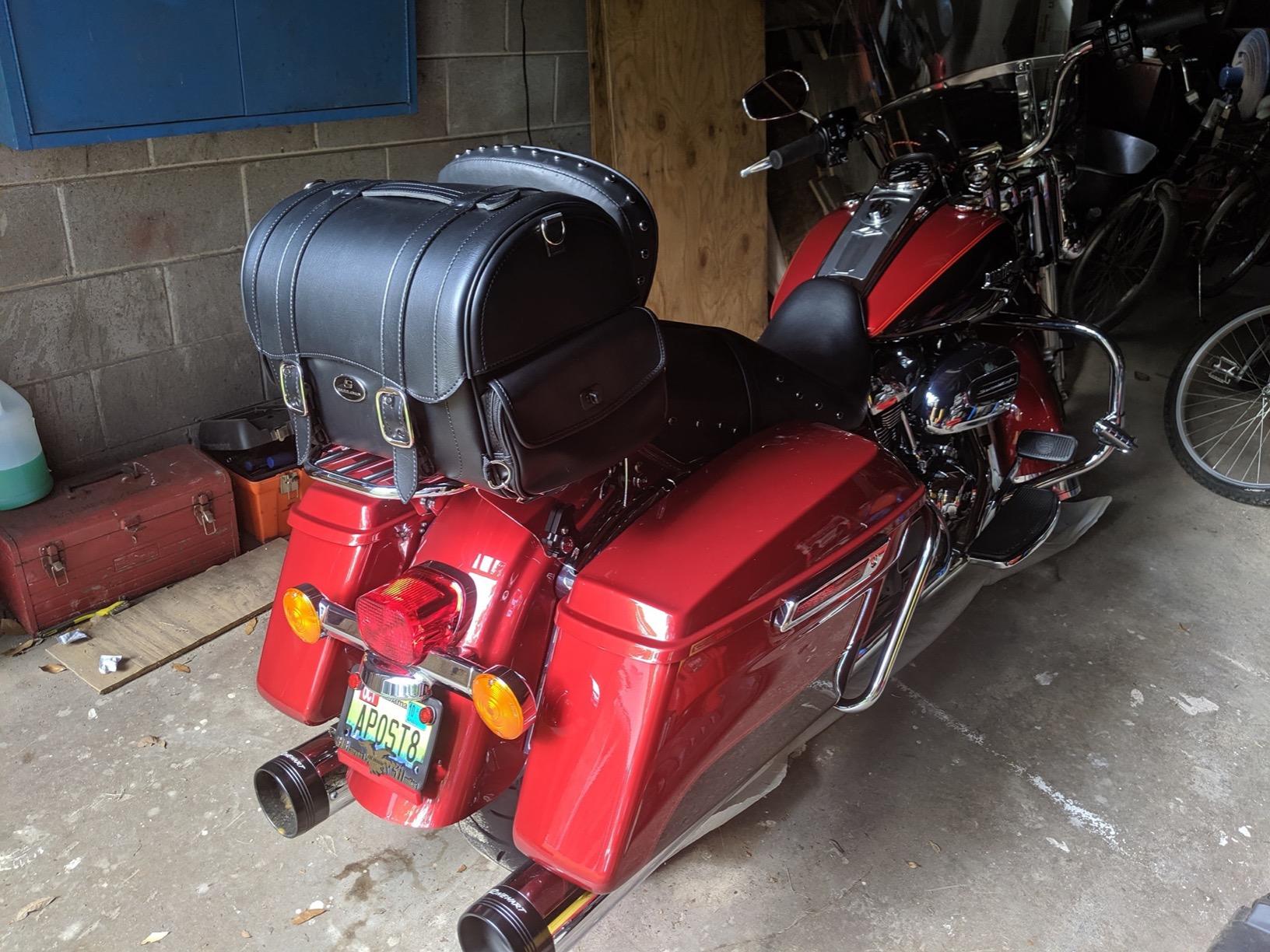 Saddlemen 3501-0382 Cruis'n Jumbo Slant Face Pouch Saddlebag customer photo 2