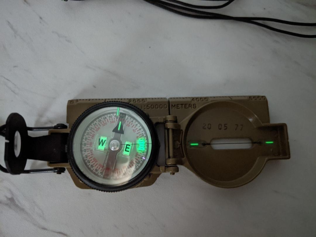 Cammenga Official US Military Tritium Lensatic Compass, Accurate Waterproof Hand Held Compasses with Pouch for Hiking Camping Navigation Survival Backpacking Orienteering customer photo 1