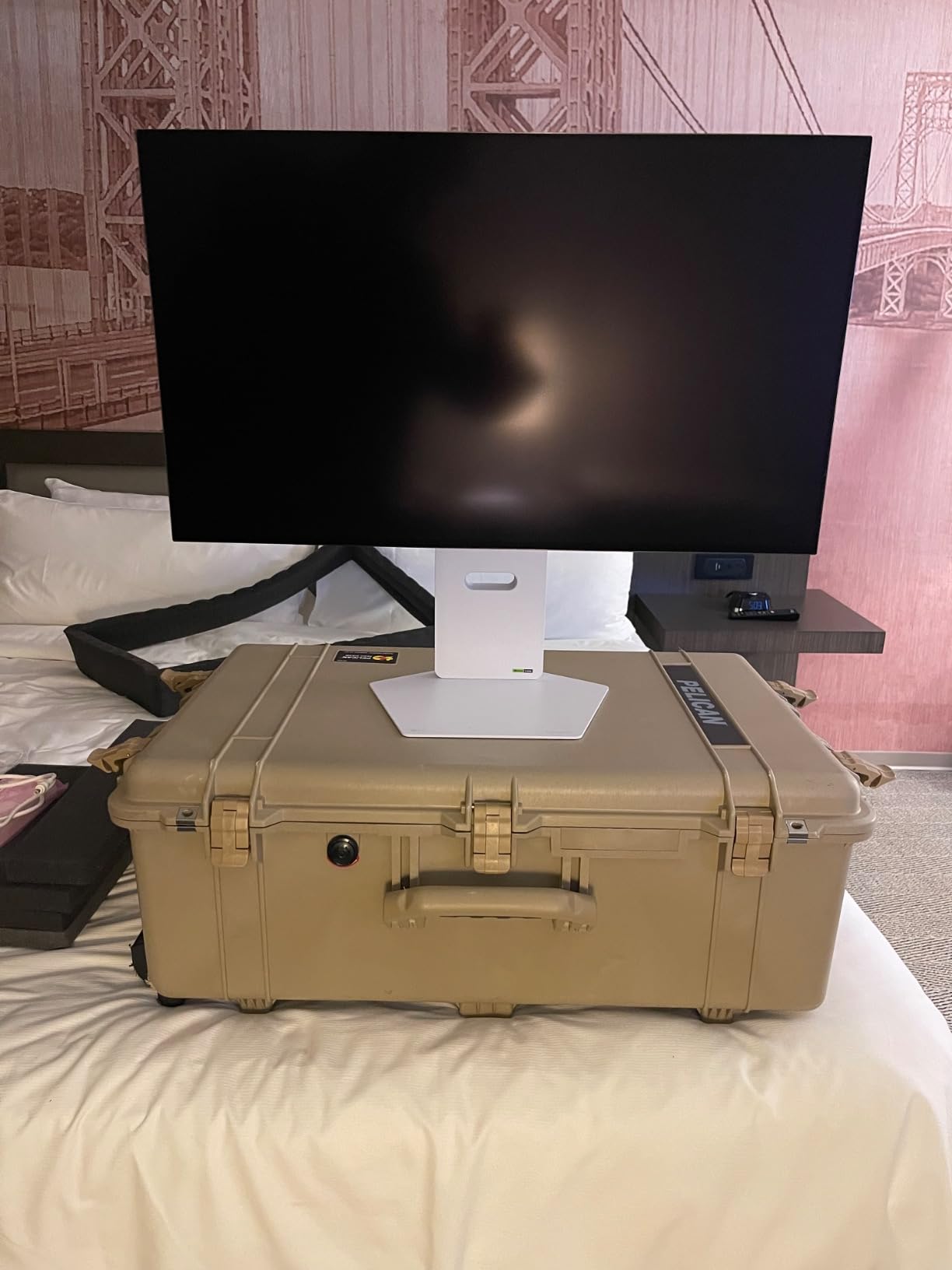 Pelican 1650 Case With Foam (Black) | Watertight wheeled case with foam insert and purge valve for protection, travel and transit customer photo 2