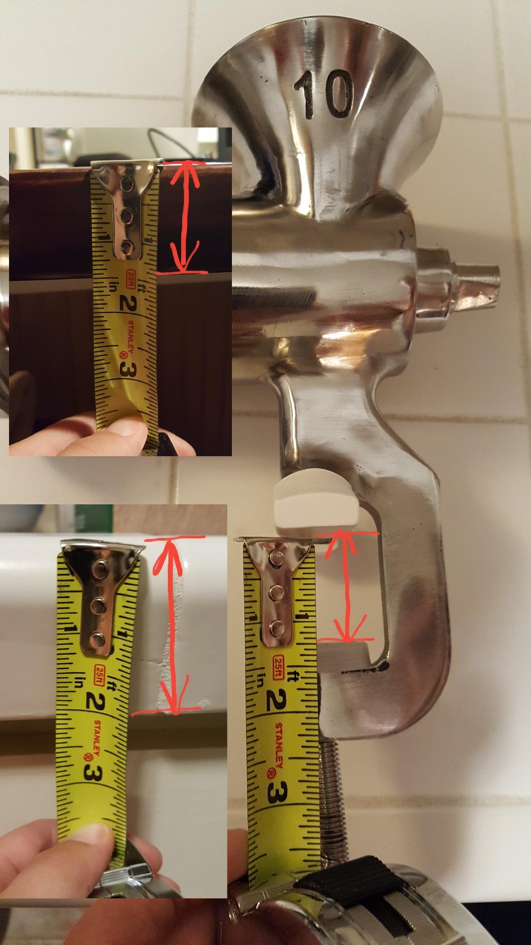 LEM Products #10 Clamp-On Hand Grinder, Stainless Steel Meat Grinder customer photo 1
