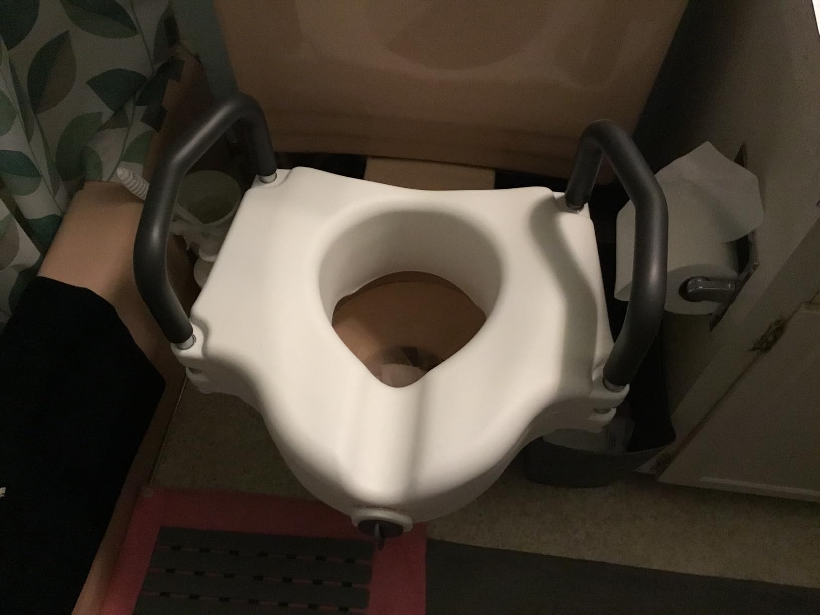 Drive Medical 2-in-1 Raised Toilet Seat with Removable Padded Arms customer photo 2