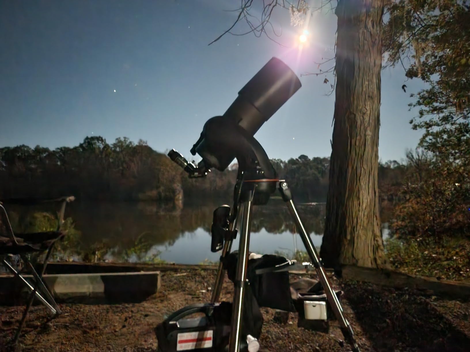 Celestron NexStar 127SLT Maksutov-Cassegrain Computerized GoTo Telescope | Sharp High-Contrast Moon & Planet Views, Easy-to-Use SkyAlign Technology, Great for Backyard Stargazing & Camping, Portable customer photo 2