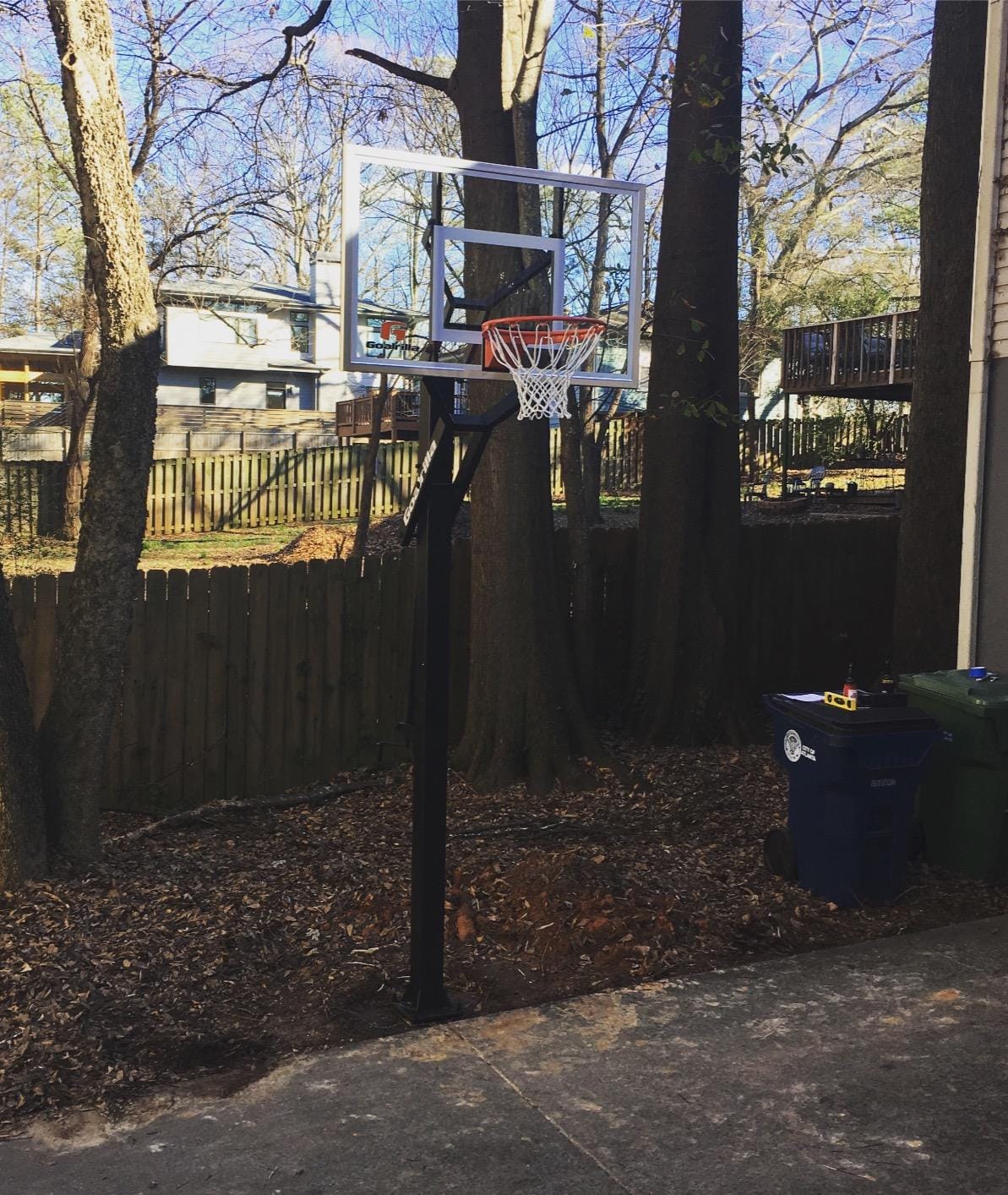 Goalrilla GS54 In Ground Basketball Hoop with Adjustable Height Backboard and Pro-Style, Breakaway Rim customer photo 1