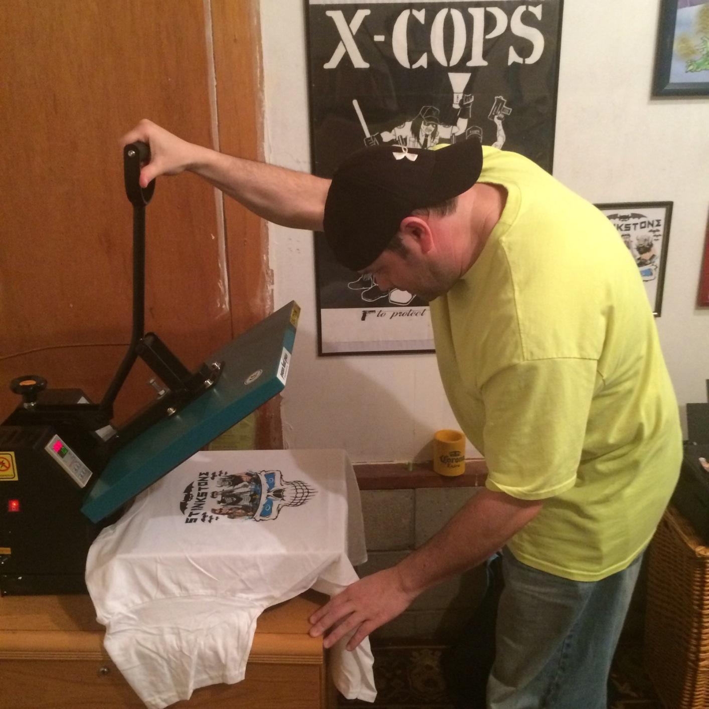 Fancierstudio Digital Heat Press 15 x 15 Sublimation Rhinestone Heat T-Shirt Machine15x15 B/BLK customer photo 1