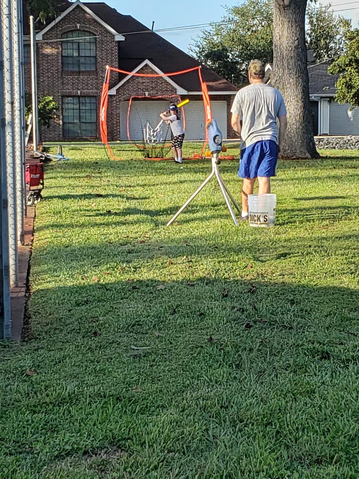 Zooka ZS740 Baseball Pitching Machine - Throws Balls 10-70 MPH- Cordless Battery Powered Pitching Machine for Kids, Youth, Adults - Adjustable Pitching Machine Baseballs - Tall Telescoping Tripod customer photo 2