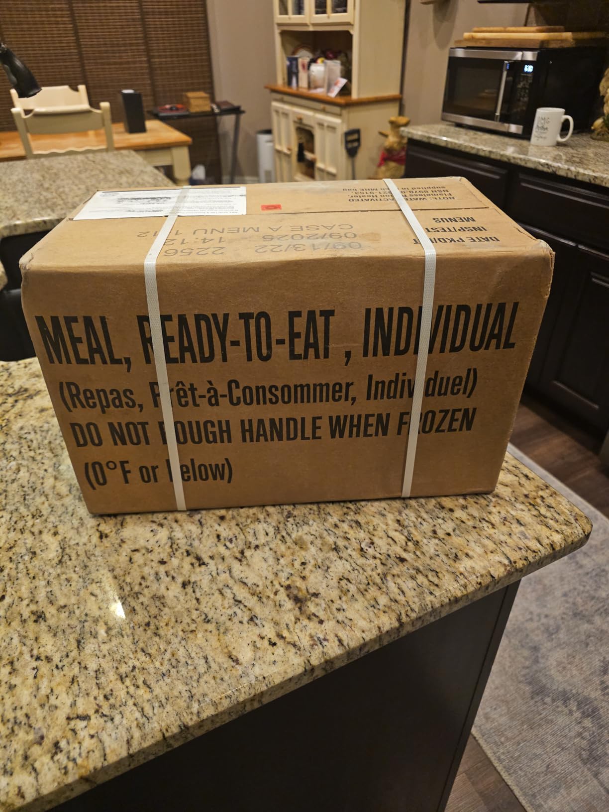 Ammo Can Man MRE Box A by Rothco, Genuine Mil Surplus, Menus 1-12 | Ammo Can Man MRE genuine U.S. military surplus ration box, Menus 1-12, ready-to-eat meals, by Rothco customer photo 1