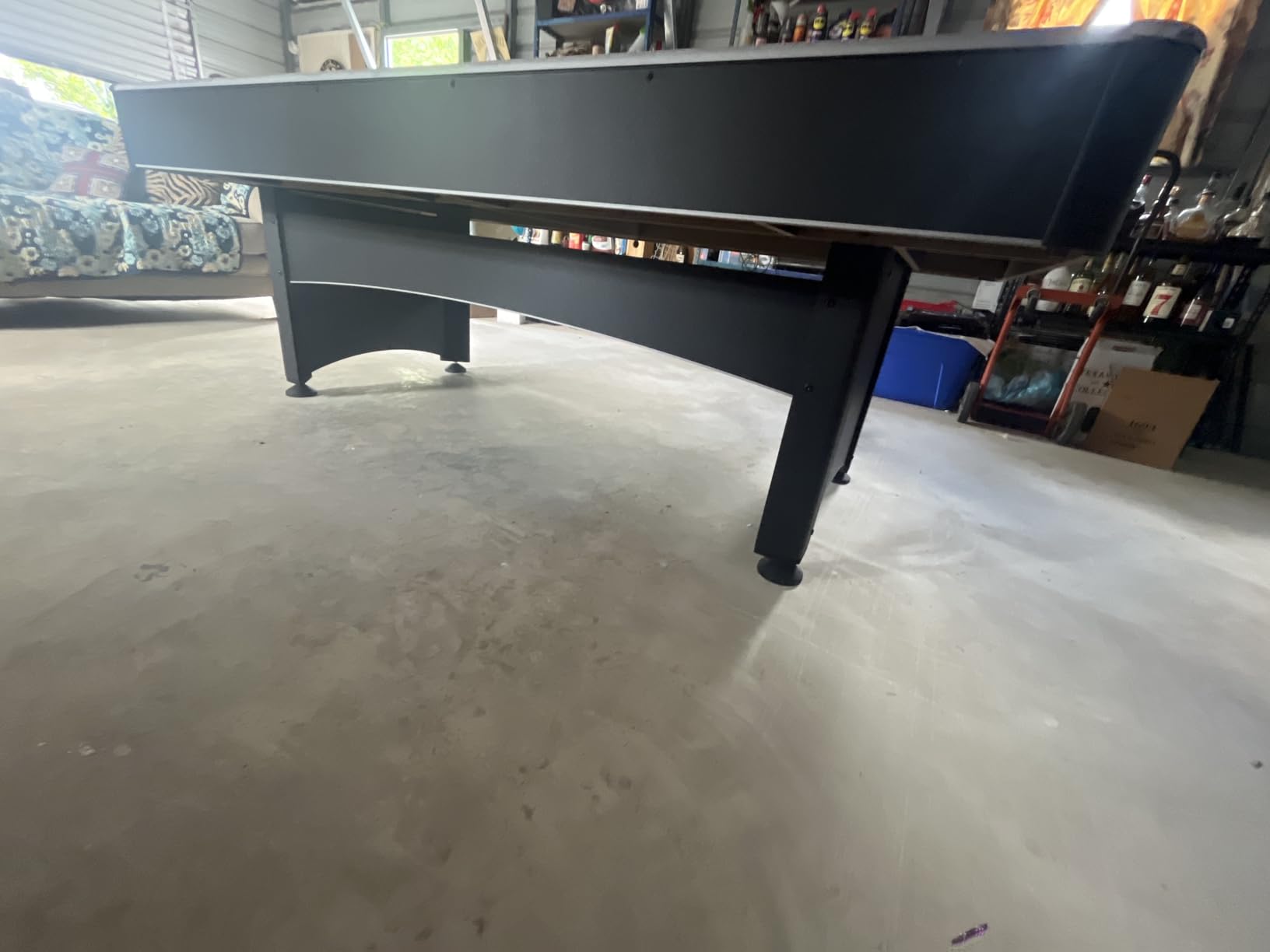 Hathaway Maverick 7 Foot Pool Table with Table Tennis Top - Space-Saving Ping Pong and Pool Table Combo for Families, Matte Black Finish customer photo 2