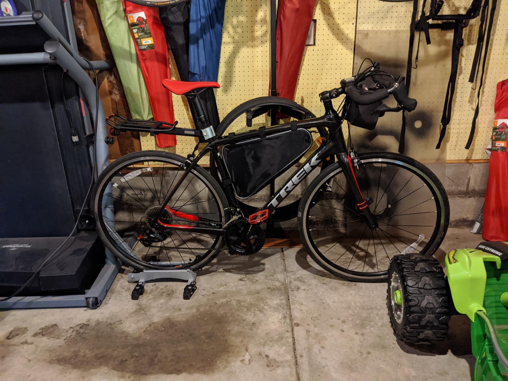 Ibera Bike Frame Bag - Slim Pouch Zipper Compartment & Velcro Mount - Water-Resistant, Fits Most Bikes customer photo 2