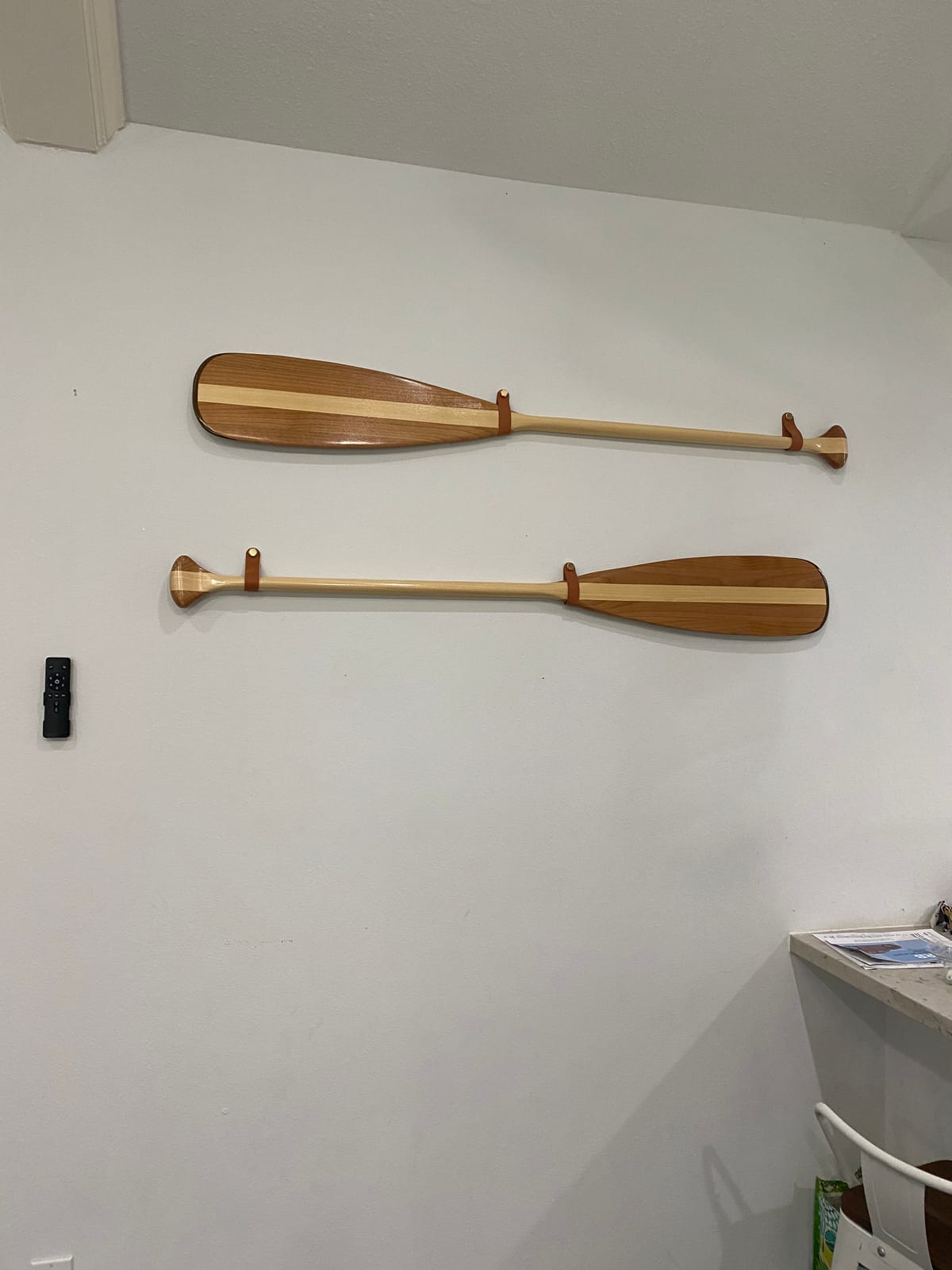 BENDING BRANCHES Beavertail - Recreational Wood Canoe Paddle with Palm Grip customer photo 1