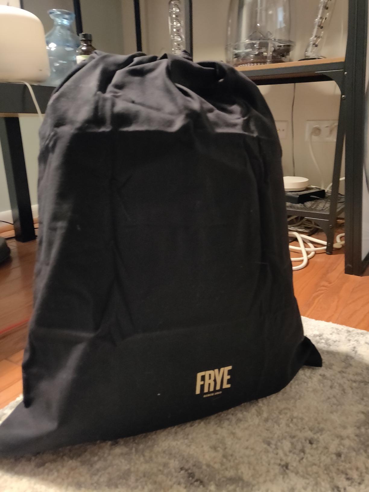 FRYE Men's Logan Antique Pull Up Backpack, Dark Brown, One Size customer photo 1