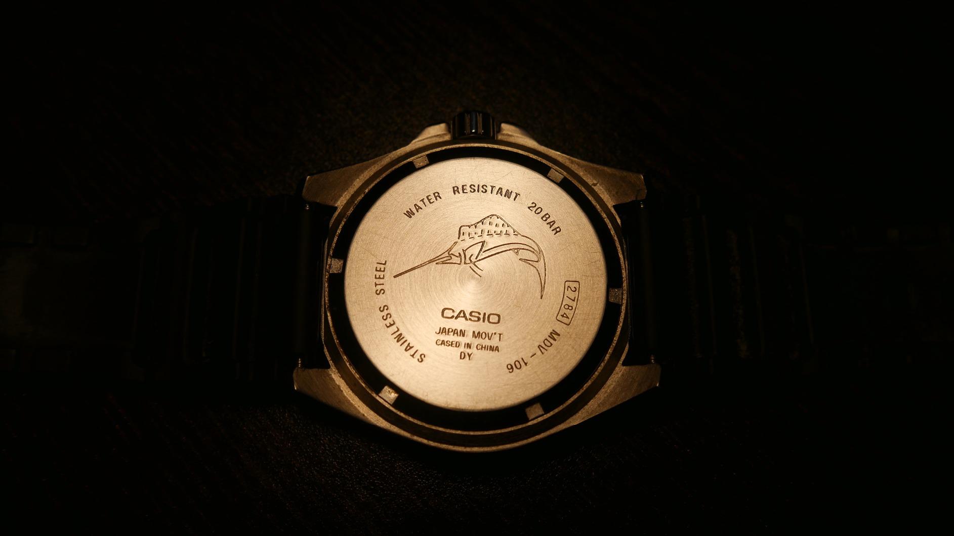 Casio MDV106 Series | Unisex Analog Watch | 200M WR | Stainless Steel Case | Resin Band | 2 Hand Analog (HR, Min, SEC) | Date Display | Screw Down Crown/Screw Down Caseback | 3 Year Battery customer photo 1