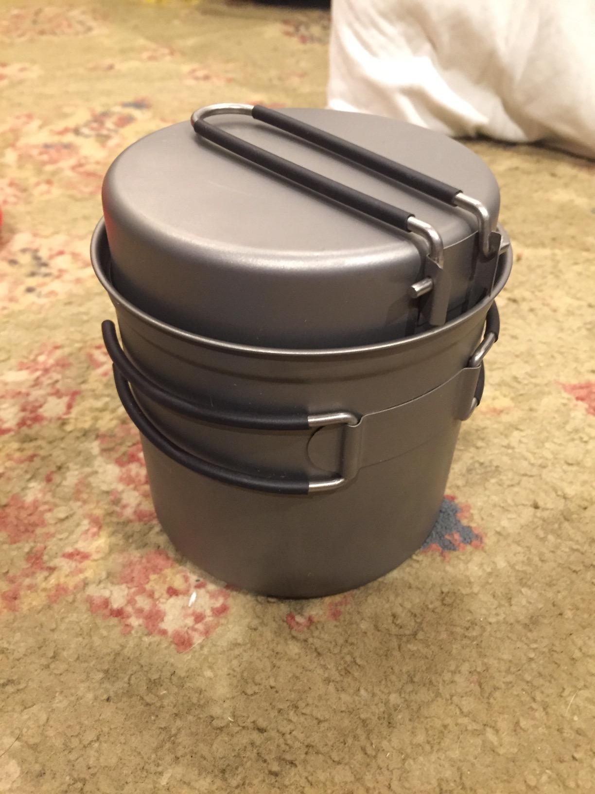 TOAKS Titanium 1100ml Pot with Pan customer photo 1