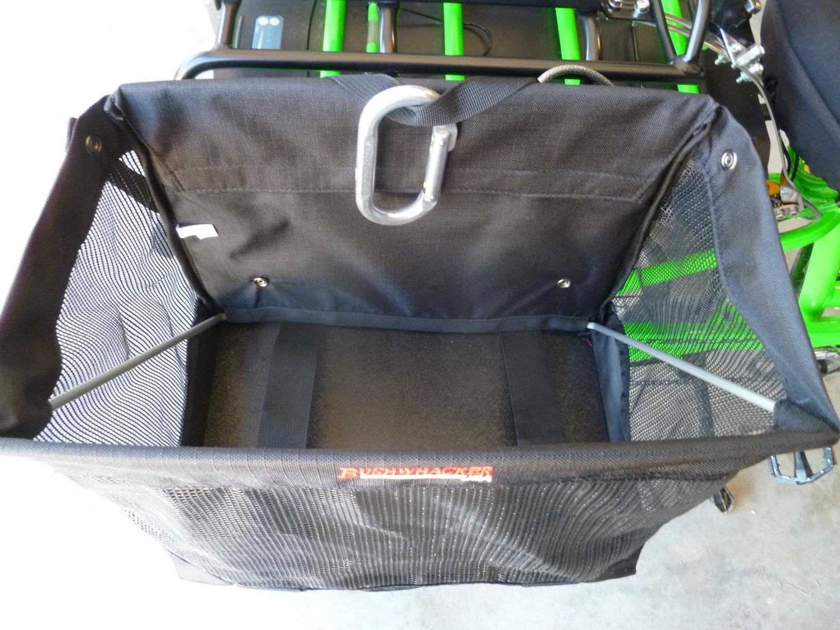 Bushwhacker Omaha Bicycle Grocery Panniers - Foldable Bike Rack Bags & Basket for Groceries - Easy 3-Point Mounting System - Pair of Rear Bags for Shopping and Cycling Commuting customer photo 2