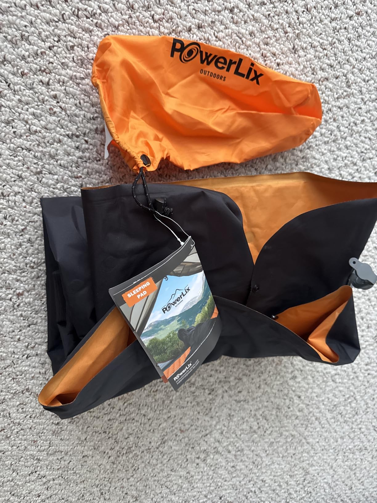 POWERLIX Ultralight Inflatable Camping Sleeping Pad - Camping Mattress for Backpacking, Hiking, Compact Lightweight Sleeping Mat for Camping, Inflation Bag/Repair Kit Included customer photo 2