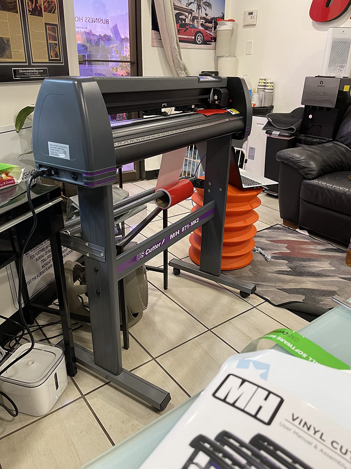 USCutter 34 inch MH 871 Vinyl Cutter Kit with Software, Free Video Training Course, Starter Signmaking Kit customer photo 1