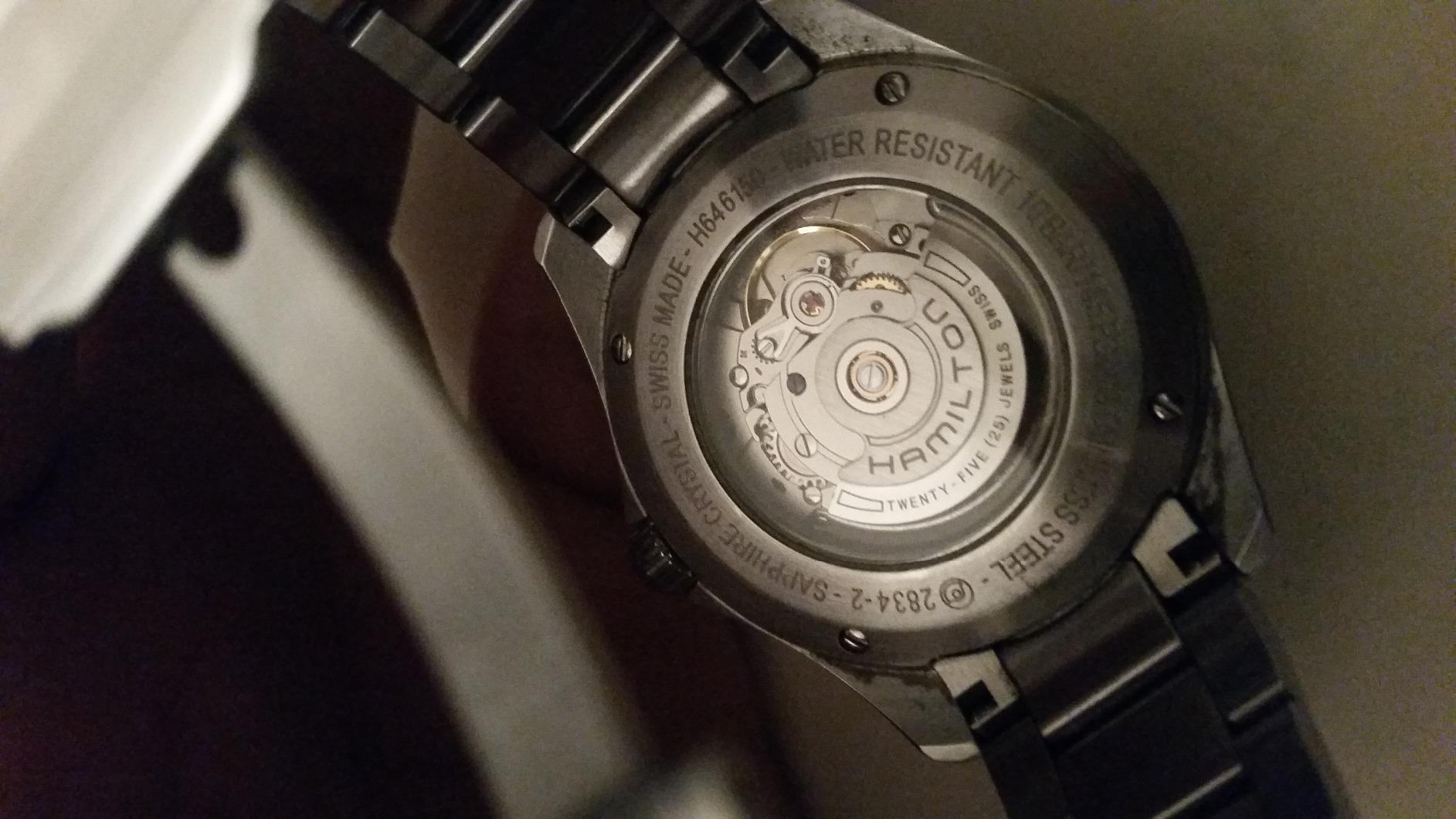 Hamilton Khaki Aviation Automatic Men's Watch, 42mm Stainless Steel Case customer photo 1