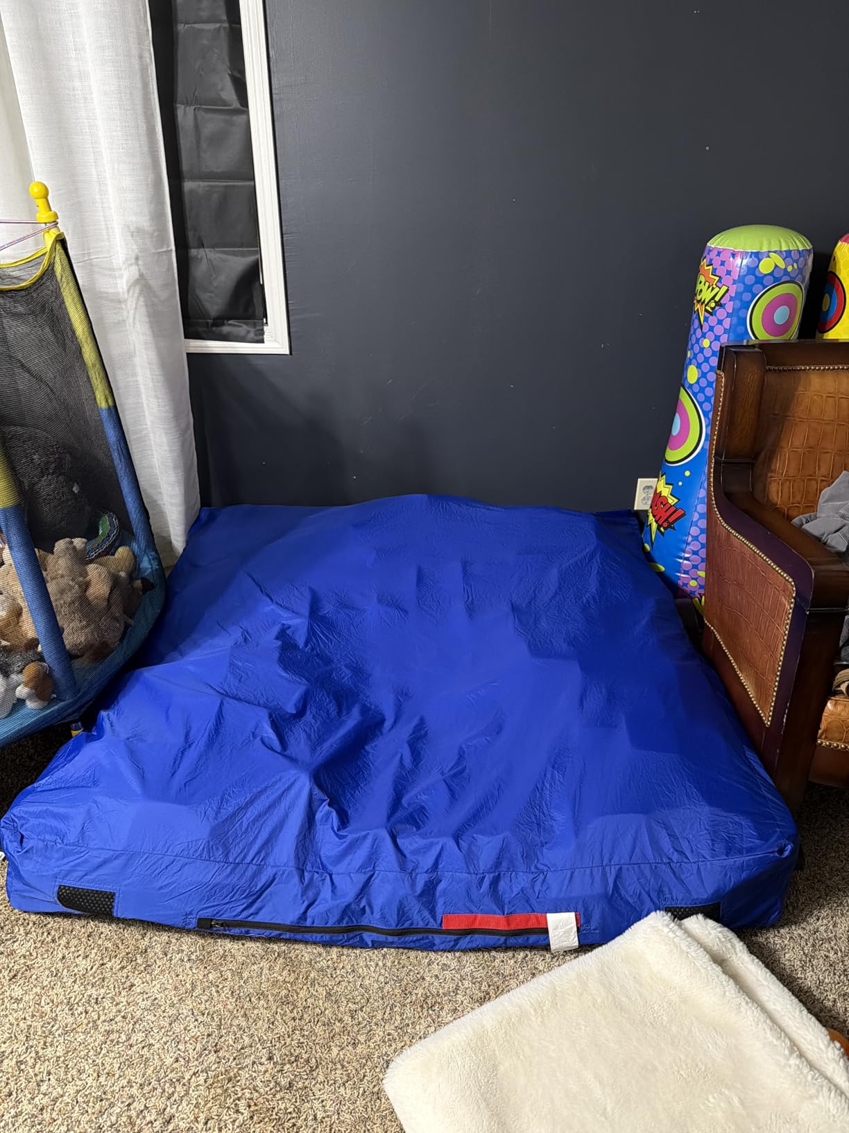 Skil-Care Crash Pads for Kids Sensory, High-Density Foam Crash Mat, Nylon | Water-Resistant Cover Crash Pads with Mesh Vents from 3x4ft to 8x8ft for Daily Use in Sensory Rooms, Schools, Clinics, Home customer photo 2