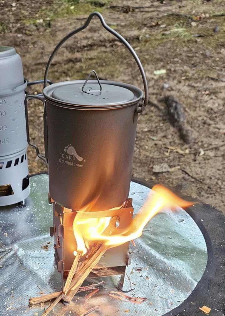 TOAKS Titanium 750ml Pot with Bail Handle for Ultralight Camping, Backpacking Cookware and Mug customer photo 2