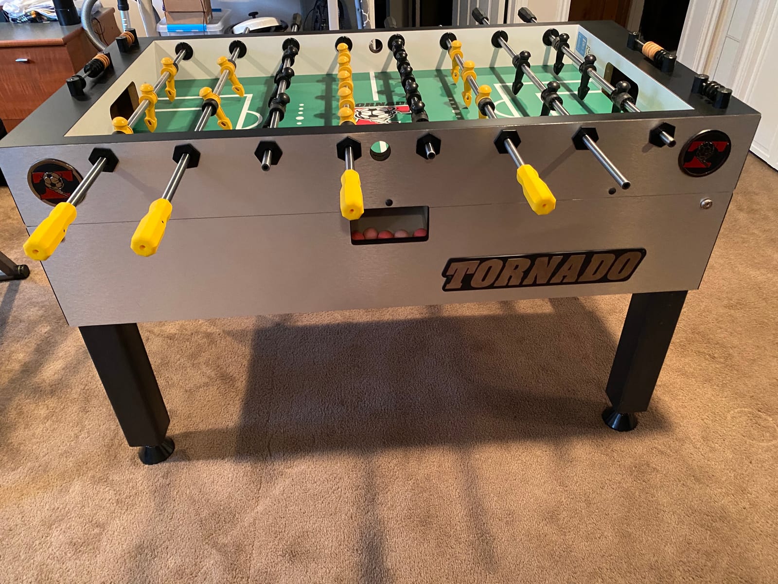 Tornado Tournament 3000 Foosball Table - Made in the USA - Commercial Quality for the Home - Incredible Table Soccer Game customer photo 1