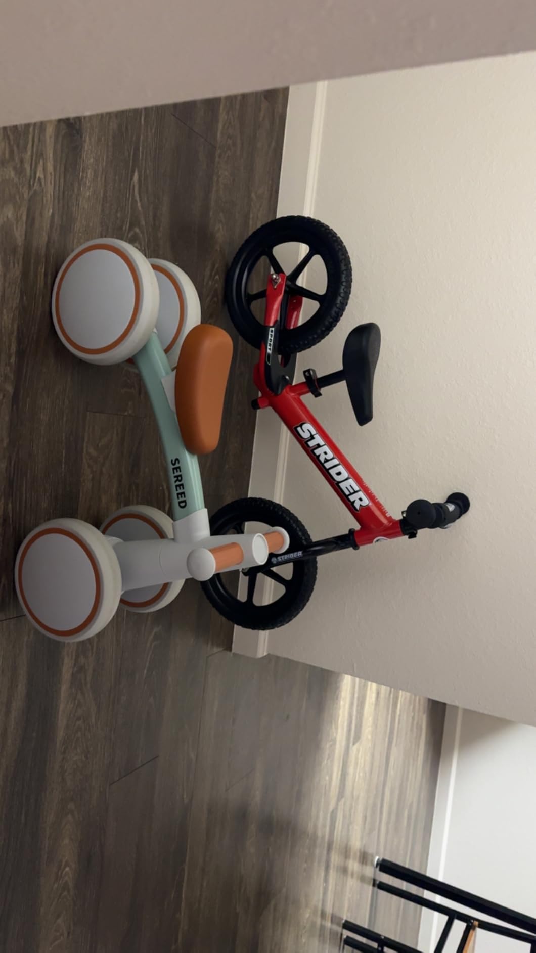 Strider 12 Sport Bike, Blue - No Pedal Balance Bicycle for Kids 1 to 4 Years - Includes Safety Pad, Padded Seat, Mini Grips, Flat-Free Tires - Easy Assembly, Tool-Free Adjustments customer photo 1