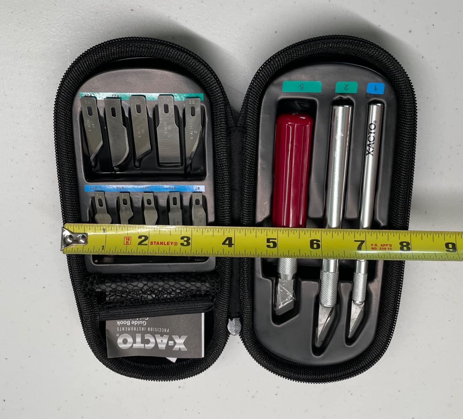X-ACTO Compression Basic Knife Set, Includes 3 Knives, 13 Blades, Soft Carry Case, 17 Count - Crafting, Art Projects, Cutting Tools customer photo 2
