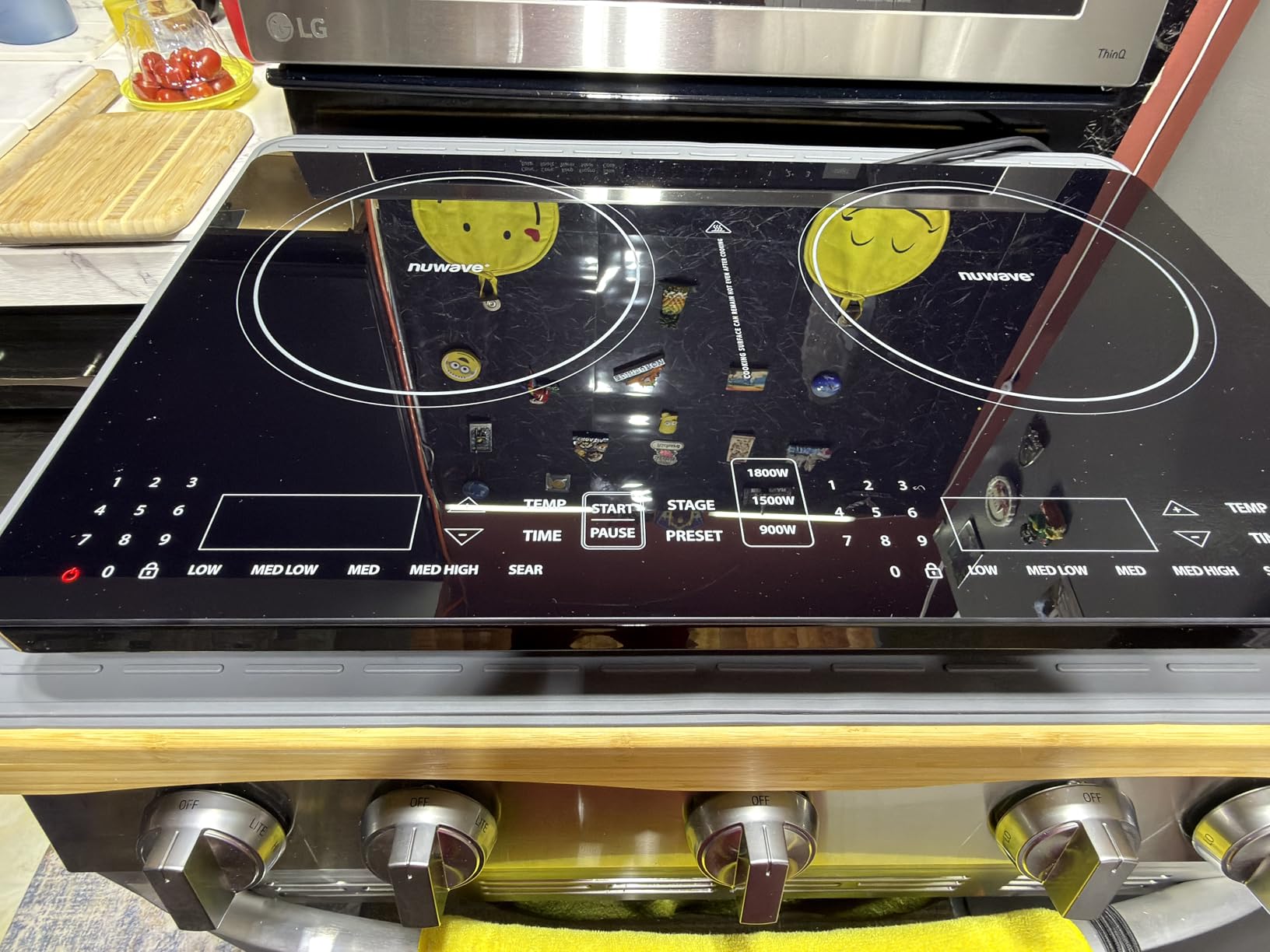 Nuwave PIC Double Portable Induction Cooktop, 900W/1500W/1800W Options | Two 8