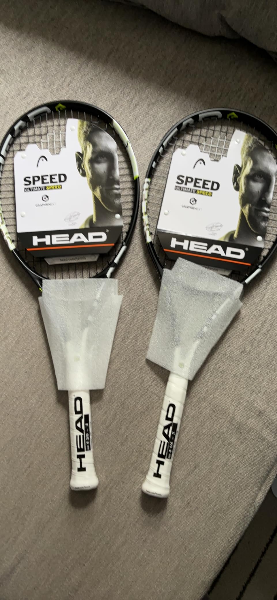 HEAD Graphene XT Speed S Tennis Racquet - Graphene XT Technology, Strung, Mid-Weight, Intermediate Level customer photo 2